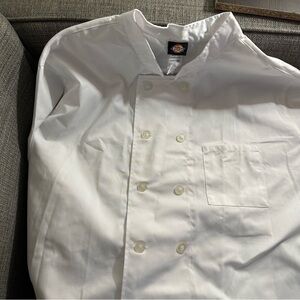 Dickies brand chefs coat-unisex 5XL white
